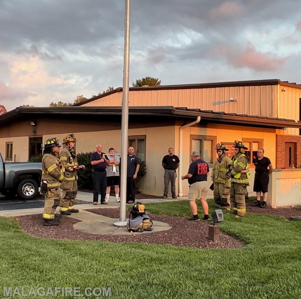 2023 9-11 ceremony at the station. 