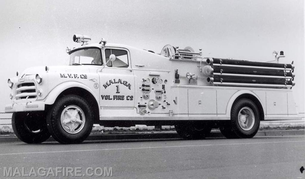 1957 Dodge TASC pumper
1000 water tank
750 pump
First New Engine for the Company
Radio ID 
Engine 2
Engine E4342

