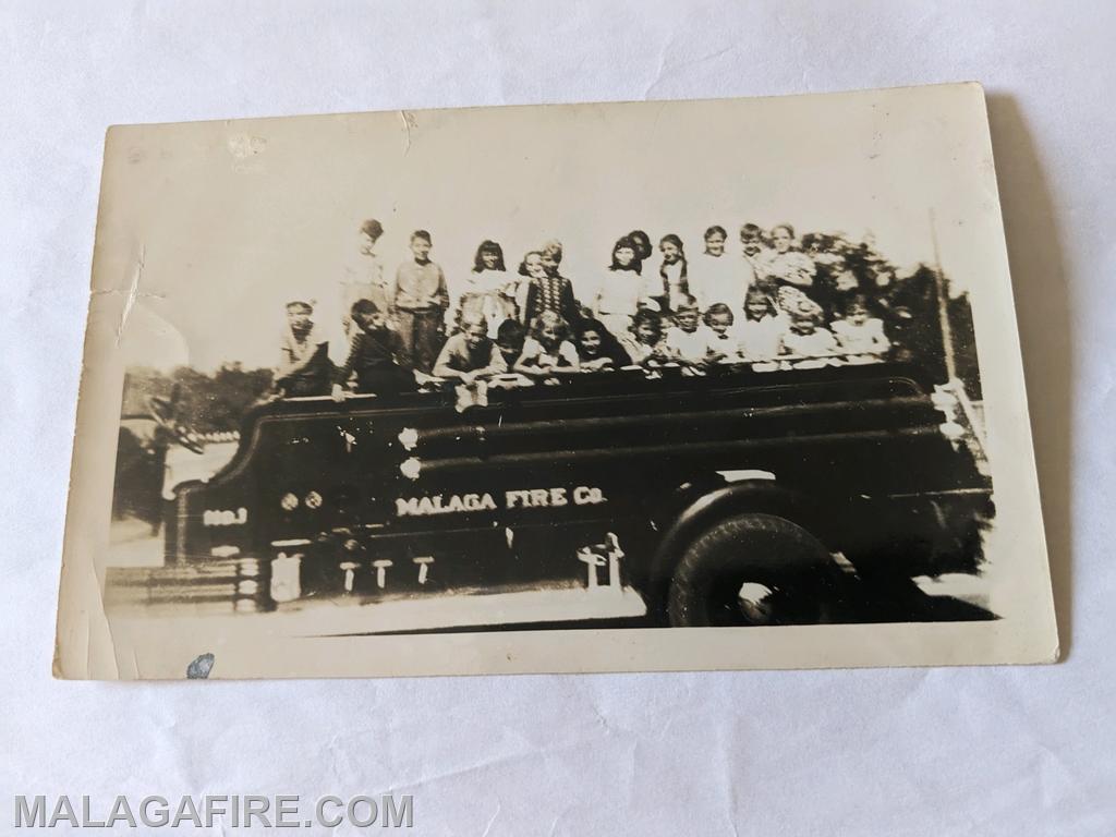 1937 White fire engine The company's 2nd Engine Co.