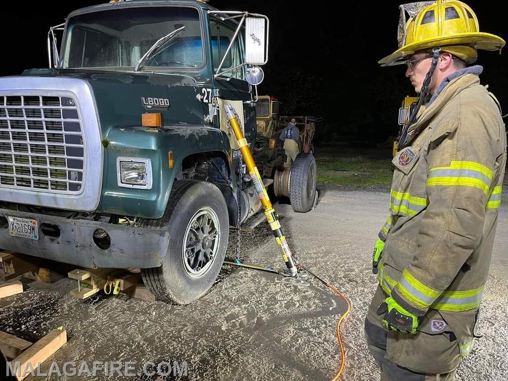 Heavy vehicle stabilization drill