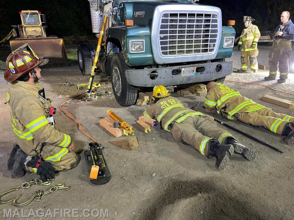 Heavy vehicle stabilization drill